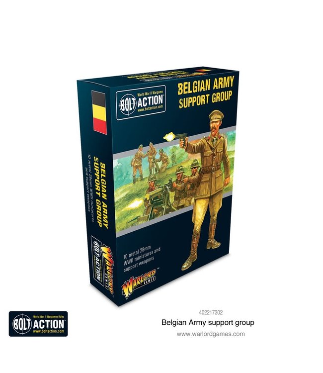 Bolt Action Belgian Army support group