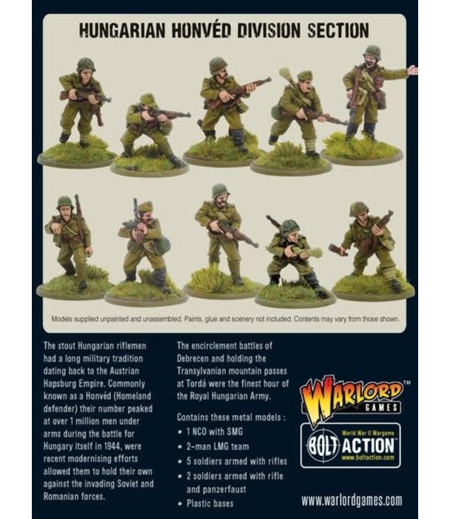 Hungarian Army Honved Division section