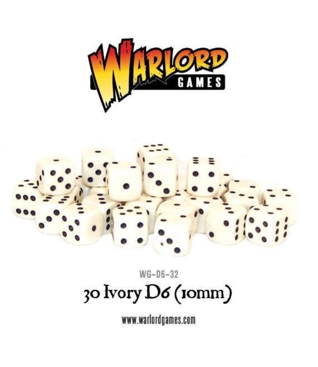 30 Ivory D6 (10mm)