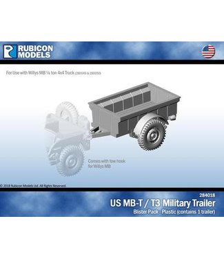 Rubicon Models US Jeep MB-T / T3 Military Trailer