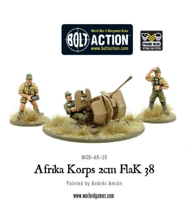 Afrika Korps 2cm Flak 38 Tabletopper