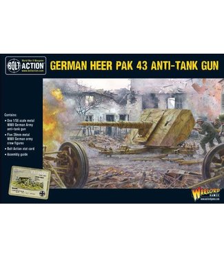 Bolt Action German Heer Pak 43 anti-tank gun