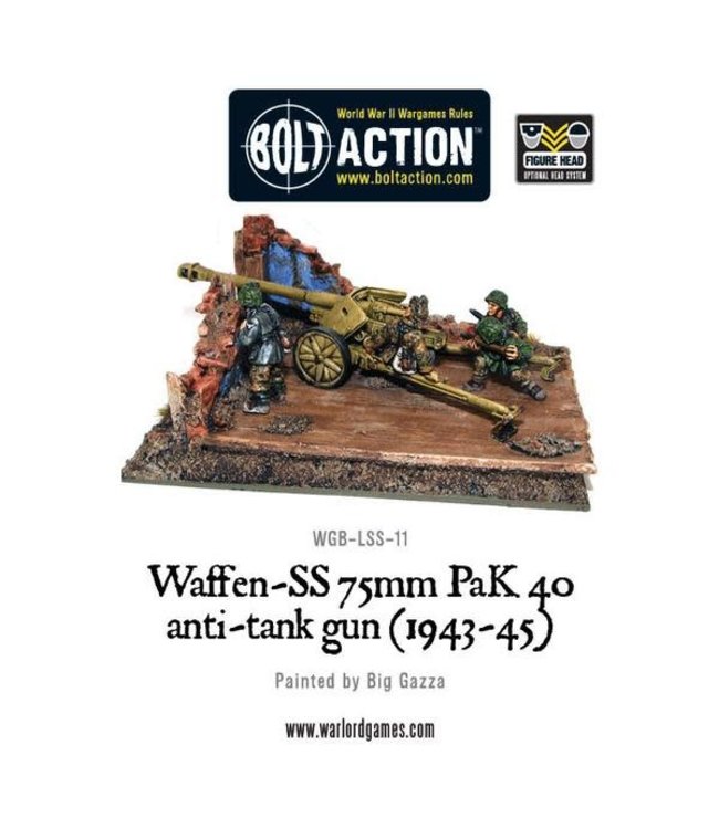 Bolt Action Waffen-SS 75mm PaK 40 anti-tank gun (1943-45)