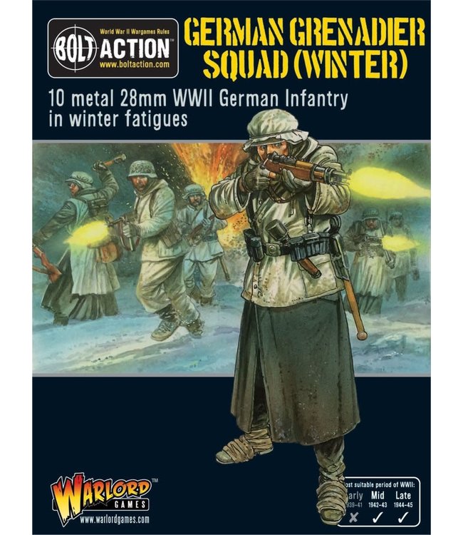 Bolt Action German Grenadiers in Winter Clothing