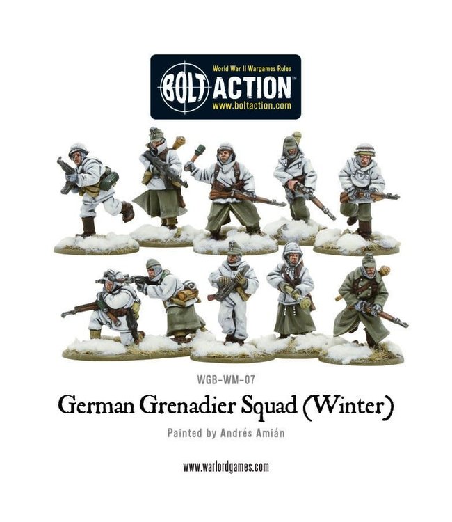 German Grenadiers in Winter Clothing