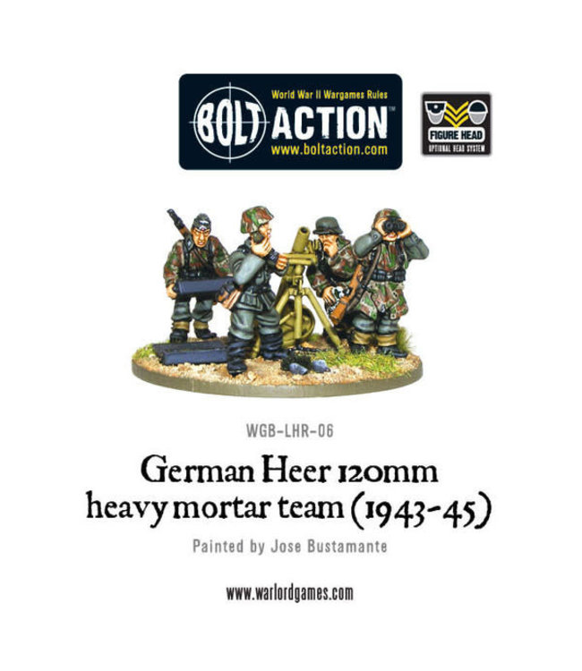 Bolt Action German Heer 120mm heavy mortar team (1943-45)