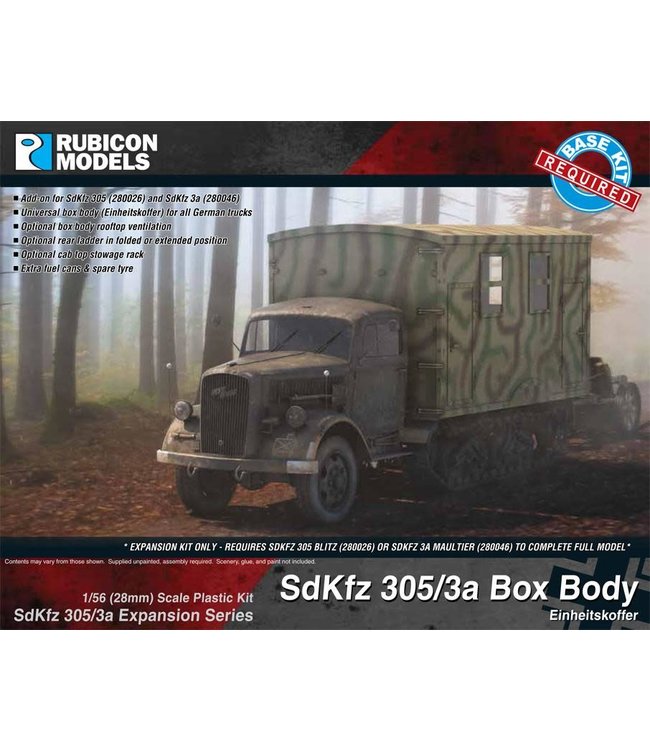 SdKfz 305/3a Expansion Set - Box Body (Einheitskoffer)