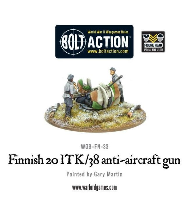 Bolt Action Finnish 20 ITK/38 anti-aircraft gun