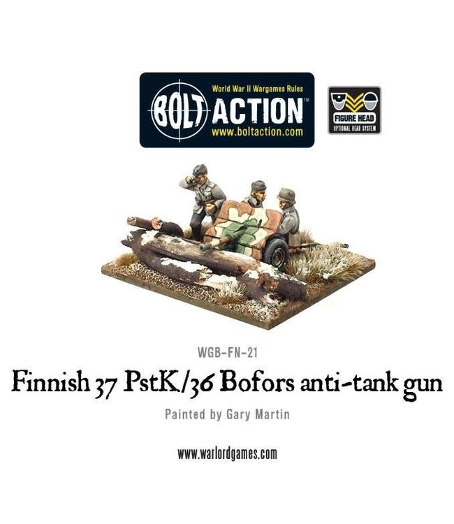 Bolt Action Finnish 37 PstK-36 Bofors anti-tank gun