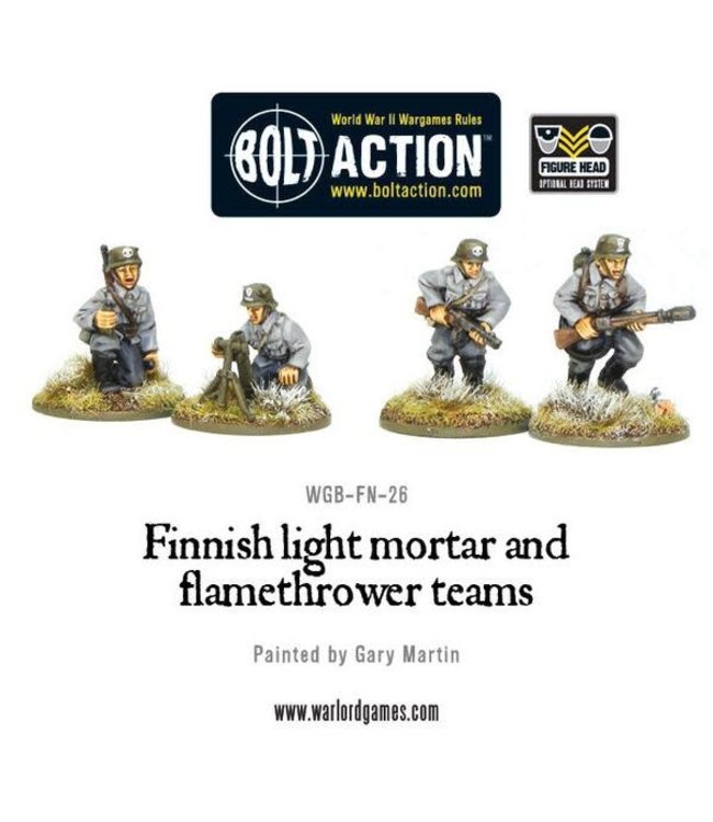 Bolt Action Finnish light mortar and flamethrower teams