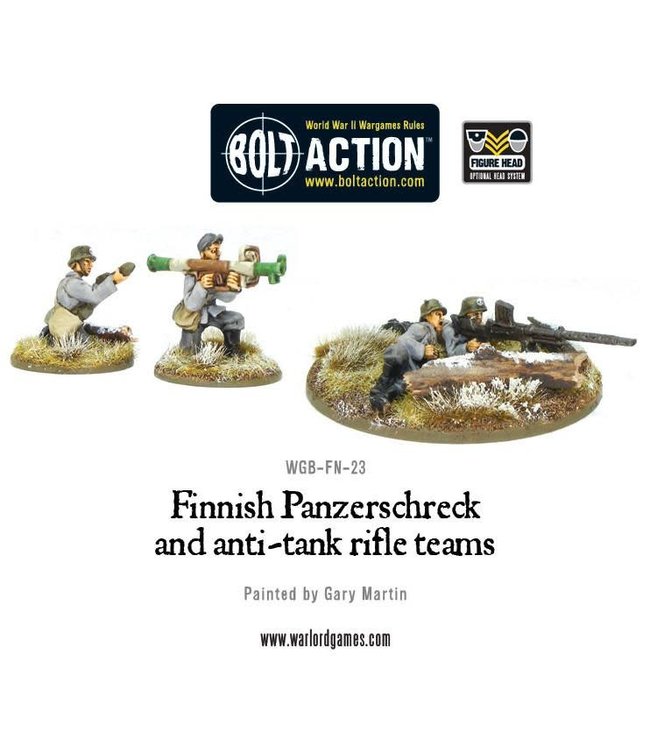 Bolt Action Finnish Panzerschreck and anti-tank rifle teams