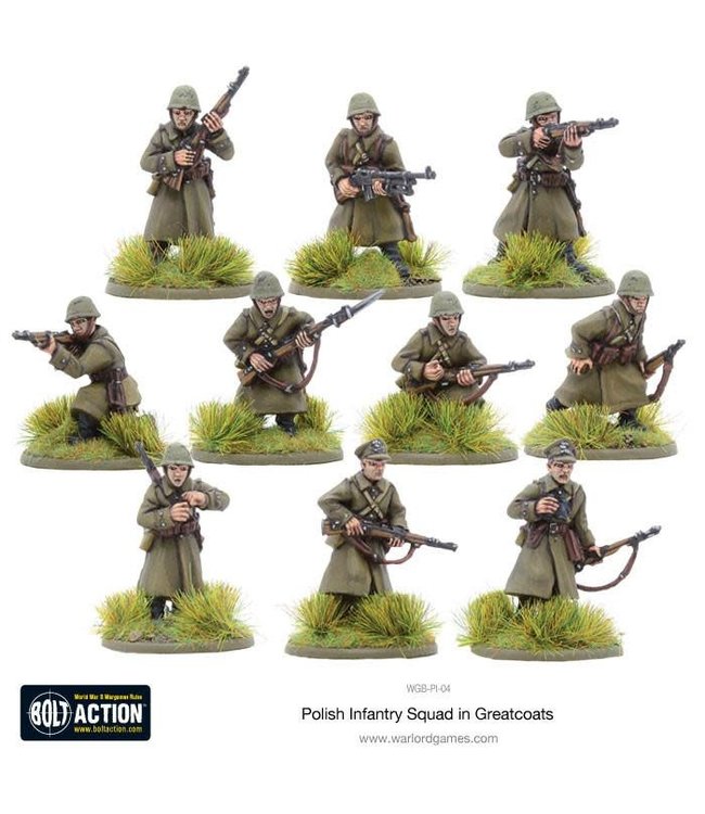 Polish Infantry Squad in greatcoats
