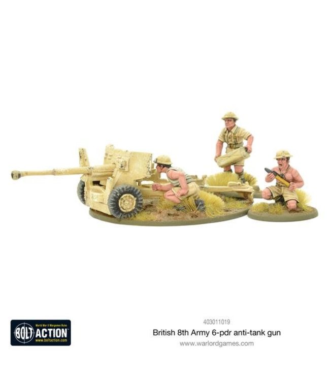 8th Army 6 pounder ATG