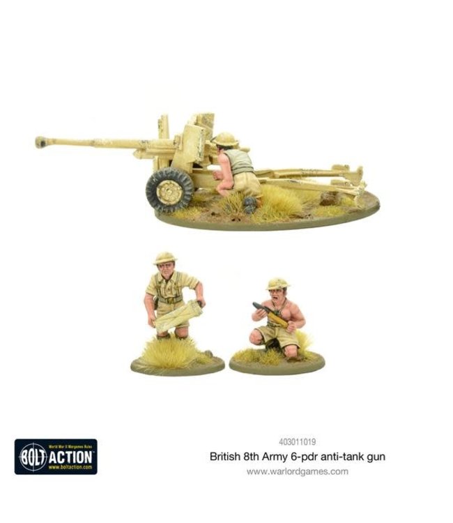 8th Army 6 pounder ATG