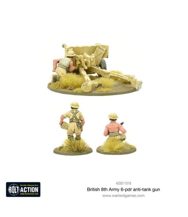 8th Army 6 pounder ATG