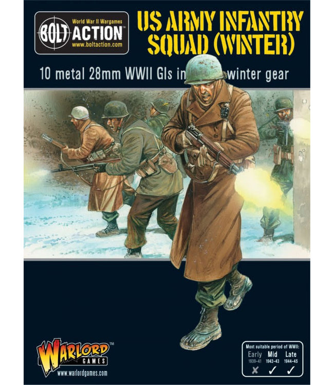 Bolt Action US Army infantry squad (winter)