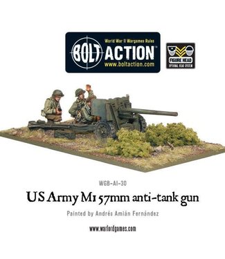 Bolt Action US Army M1 57mm anti-tank gun