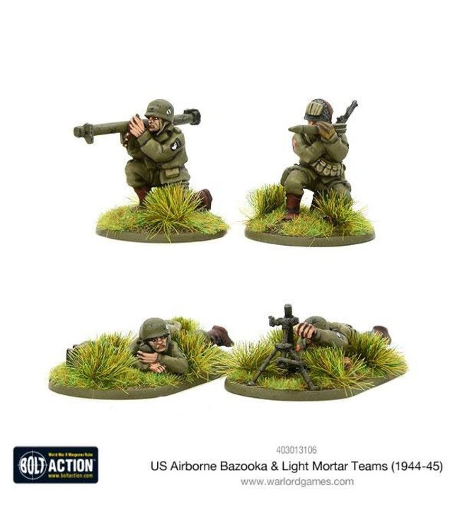 Bolt Action US Airborne Bazooka & light mortar teams (1944-45)