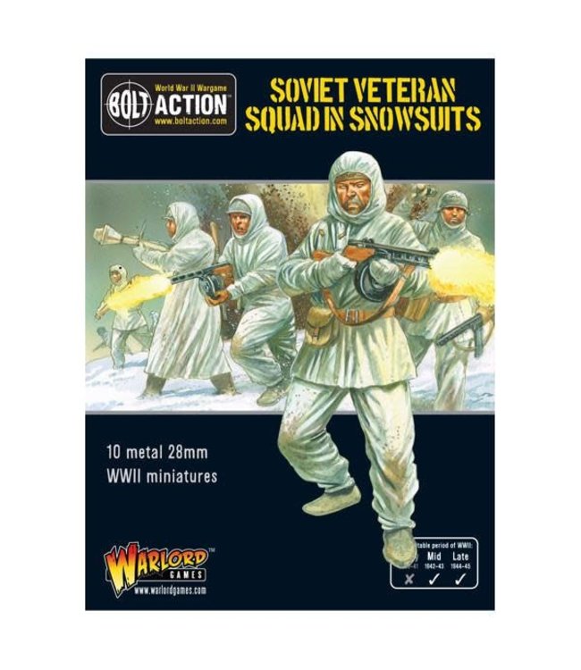 Soviet Veteran Squad in Snowsuits