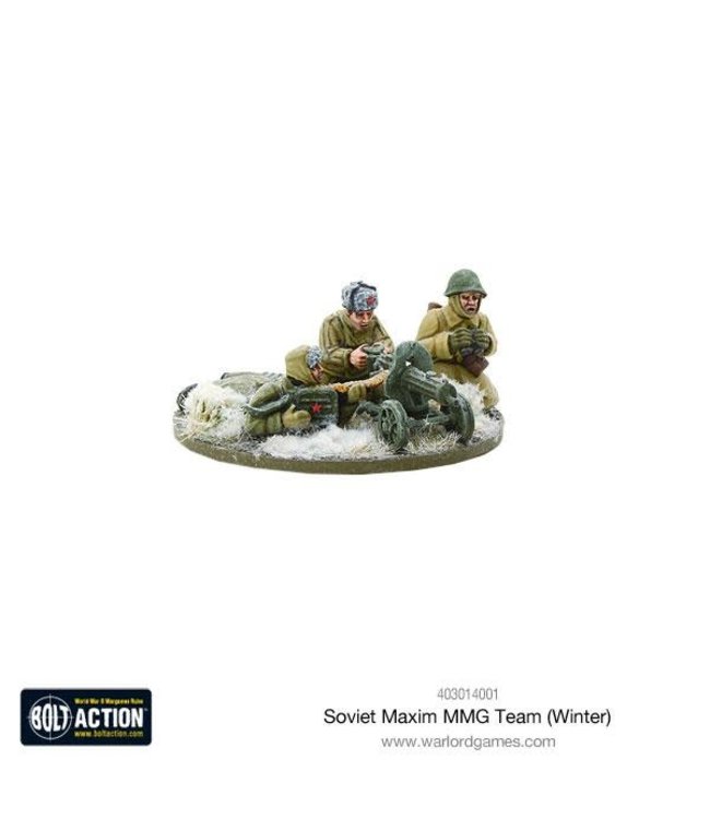 Bolt Action Soviet Maxim MMG team (Winter)