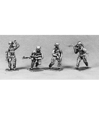 Empress Miniatures Modern Soldiers with Mich Helmets (UN02B MICH HEADS)