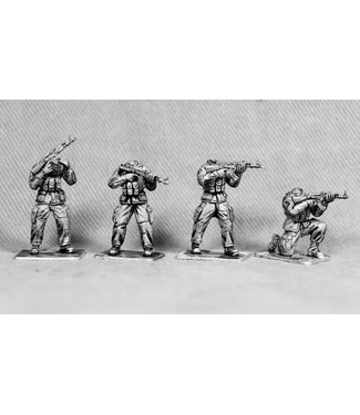 Empress Miniatures Modern Soldiers with Fast Helmets (UN03A FAST HEADS)
