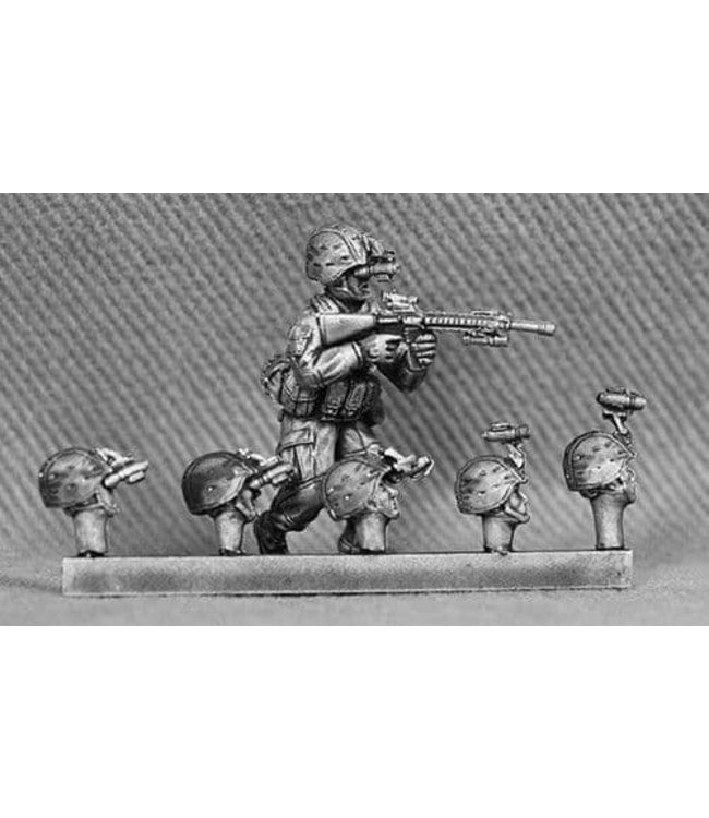 US Marines Heads with K-Pot Helmets with NVG (USMC15)