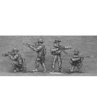 US Marines with Boonie Hats Firing (USMC3B)
