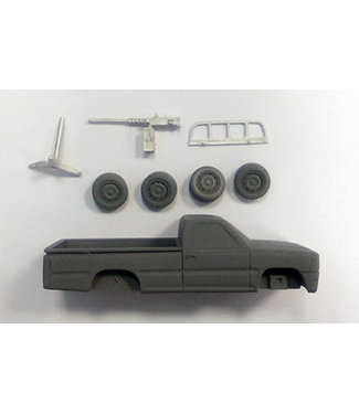 Empress Miniatures Pickup Truck with 50 Cal (TECHNICAL 50 CAL)