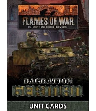 Flames of War Bagration: German Unit Cards