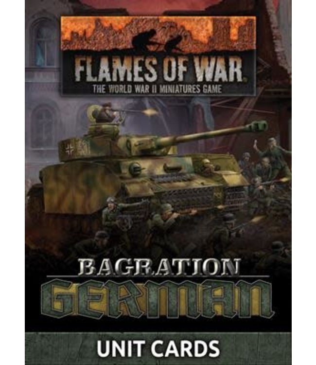 Bagration: German Unit Cards