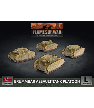 Flames of War Brummbar Assault Tank Platoon