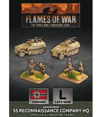 Flames of War Armoured SS Reconnaissance Company HQ