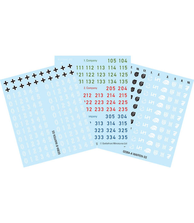 Waffen-SS Decal Set