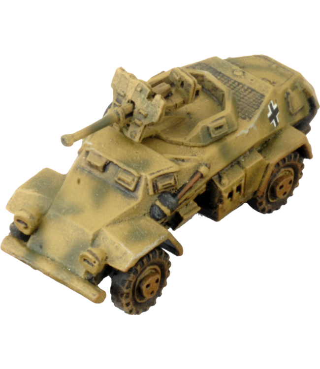 Sd Kfz 221 and 222 SS Scout Troop