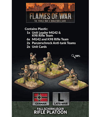 Flames of War Fallschirmjager Rifle Platoon