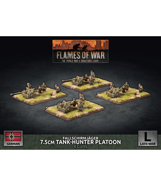 Flames of War Fallschirmjäger 7.5cm Tank Hunter Platoon