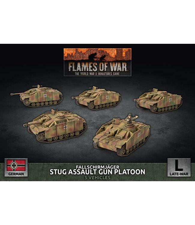 Flames of War Fallschirmjäger StuG Assault Gun Platoon