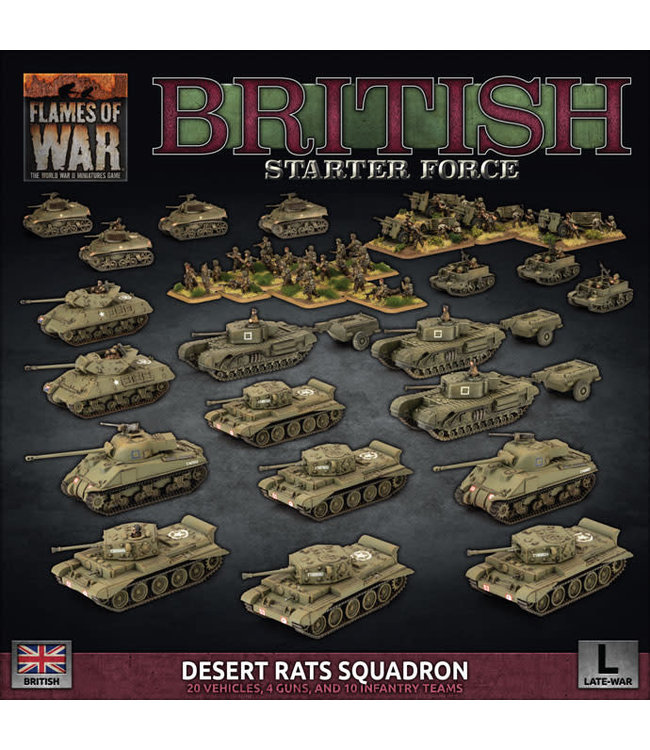 PRE-ORDER: British Starter Force: Desert Rats Squadron