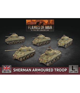 Flames of War Sherman Armoured Troop