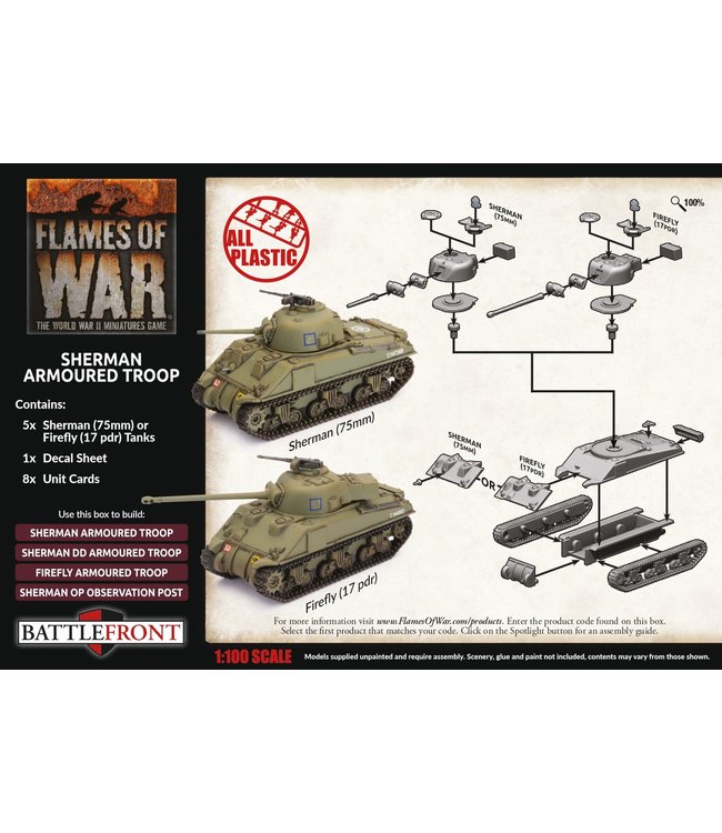 Sherman Armoured Troop