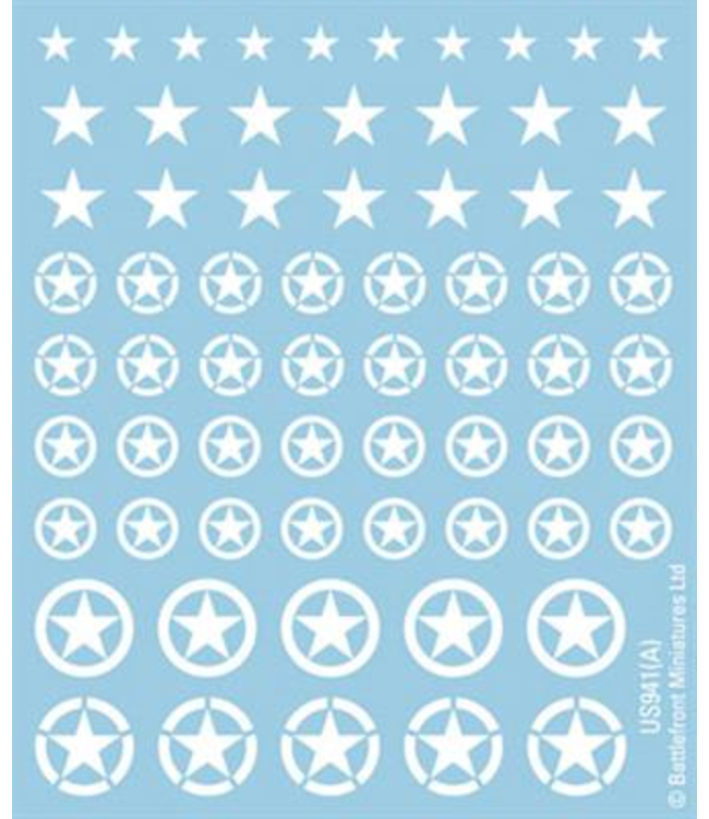 American Late War Decals