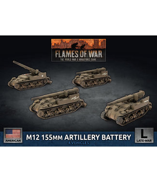 Flames of War M12 155mm Artillery Battery