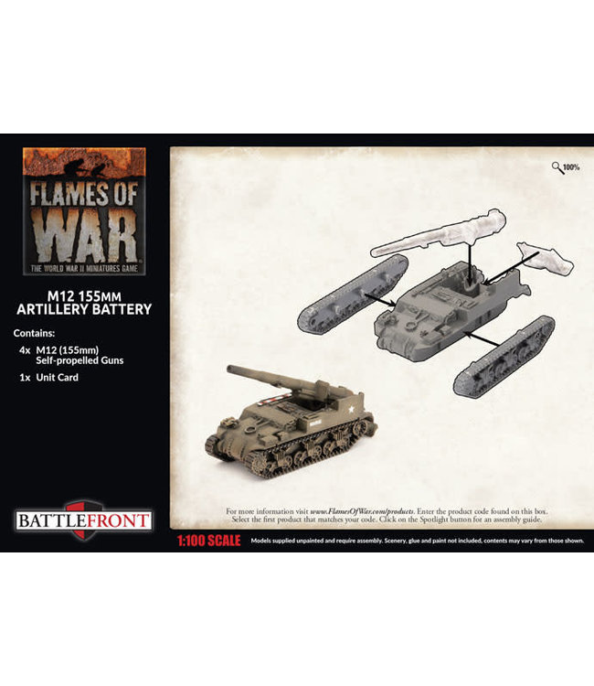 M12 155mm Artillery Battery