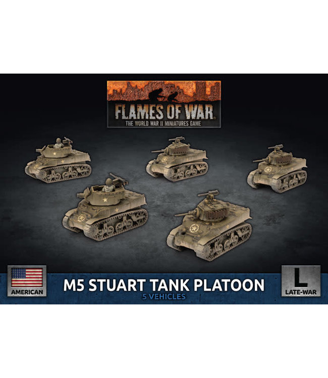 M5 Stuart Light Tank / Scott Platoon