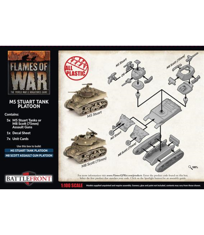 M5 Stuart Light Tank / Scott Platoon