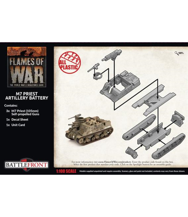 M7 Priest Artillery Battery