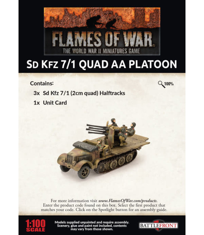 SdKfz 7/1 Quad AA Platoon