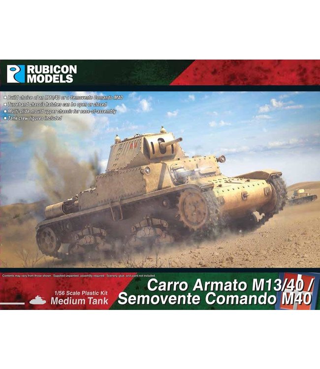 Rubicon Models Carro Amato M13/40 / Semovente Comando M40