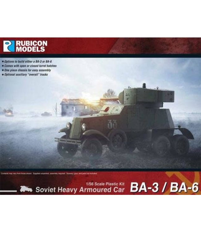 Rubicon Models BA-3 / BA-6 Heavy Armoured Car